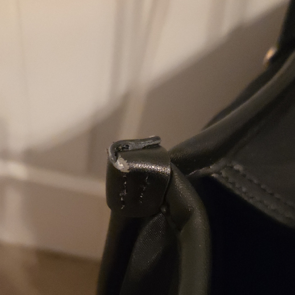 kate spade black quilted nylon tote with logo - Picture 5 of 15